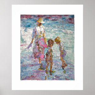 Licht sammeln © – gerahmte Kunst Poster