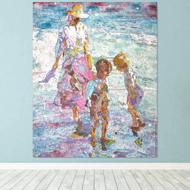 Licht sammeln © – Muttertags-Leinwandkunst Leinwanddruck (Insitu (Holzboden))