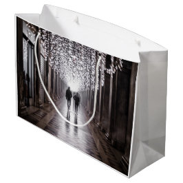 Licht, Schatten und Symmetrie - Sepia Große Geschenktüte