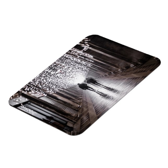 Licht, Schatten und Symmetrie - Sepia Magnet (Linke Seite)