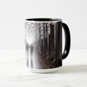 Licht, Schatten und Symmetrie - Sepia Tasse