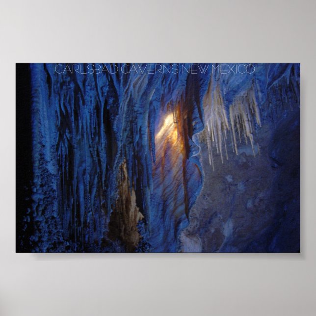 Licht scheint durch Drapery Poster (Vorne)