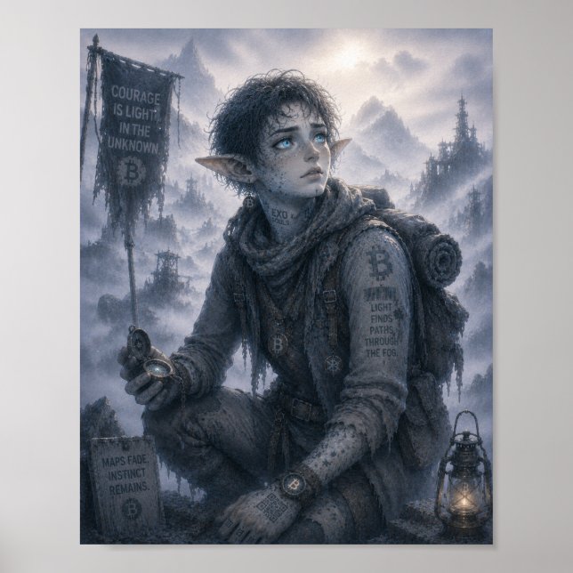 Licht / Scout / Nebelberge Poster (Vorne)