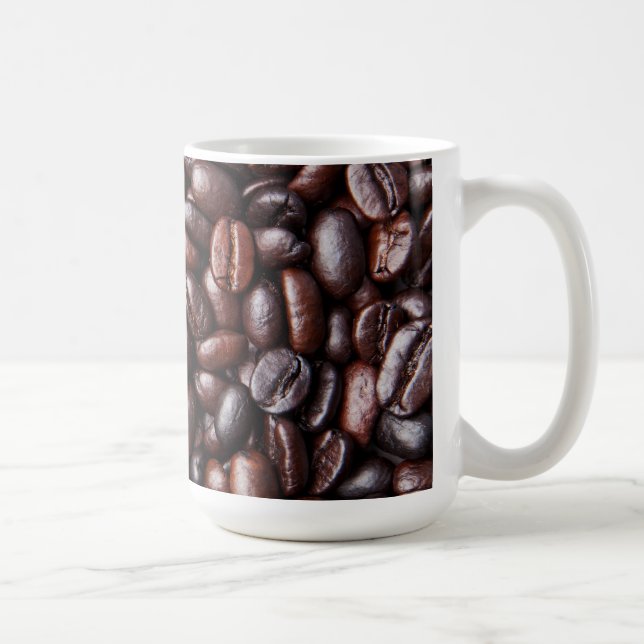 Licht u. dunkle Braten-Kaffeebohnen - Kaffeetasse (Rechts)