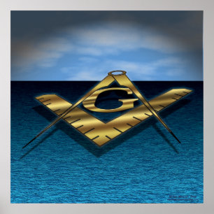 Licht über dem Meer Poster