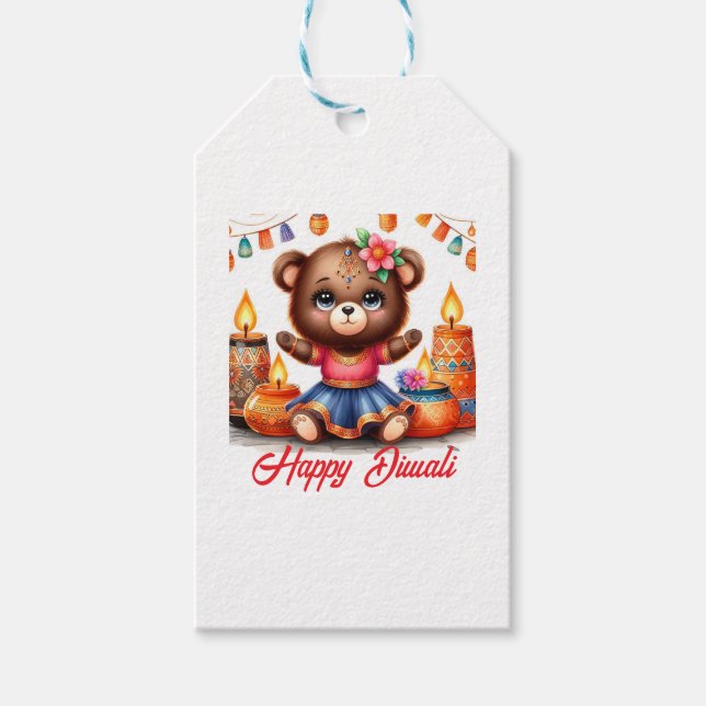 Licht über Dunkelheit Geschenkanhänger (Vorderseite)