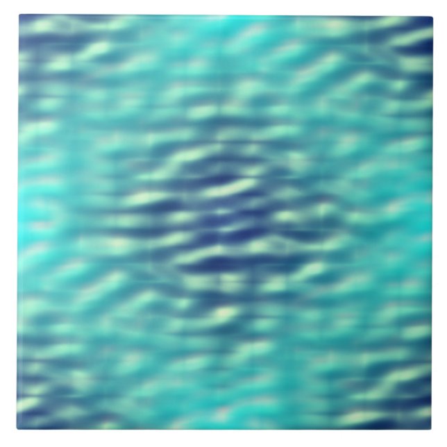 Licht und Dunkel-Pool-Wassermuster Fliese (Vorderseite)