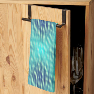 Licht und Dunkel-Pool-Wassermuster Geschirrtuch