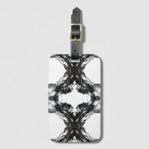 Licht und Dunkelheit Abstrakte Schwarz-Weiß-Fluid-