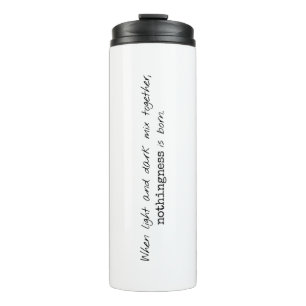 Licht- und Dunkelstrahler Thermosbecher