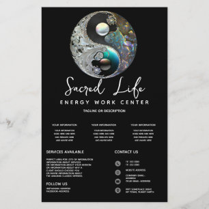 Licht und Schatten   Yin Yang Flyer