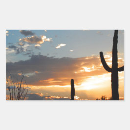 Licht verblasst in einer Blaze Rechteckiger Aufkleber