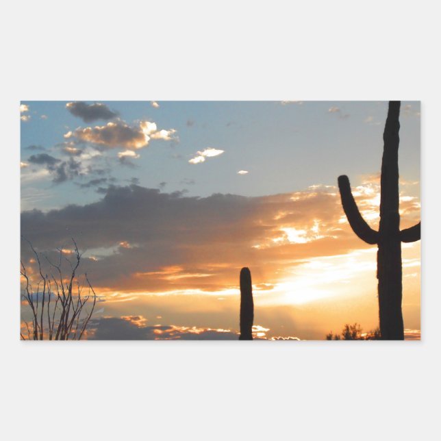 Licht verblasst in einer Blaze Rechteckiger Aufkleber (Vorderseite)