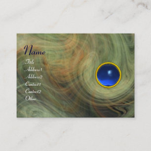 LICHT VORTEX SAPPHIRE blau-gelb grau Visitenkarte