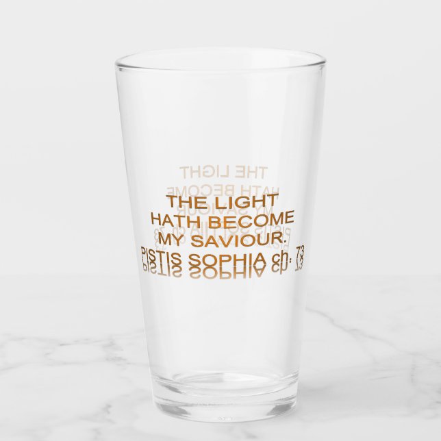 Licht wird mein Retter Glas (Vorderseite)