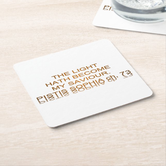 Licht wird mein Retter Rechteckiger Pappuntersetzer (angewinkelt)