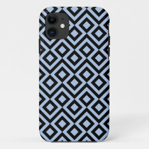 Lichtblau und schwarz iPhone 11 hülle
