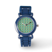 Lichtblaues Leaf Silicone Watch