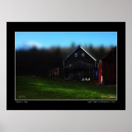 Lichtblicke auf Broadacres-Landschaftsbild-Plakat Poster