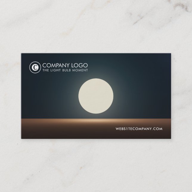 Lichtblitze Visitenkarte (Vorderseite)