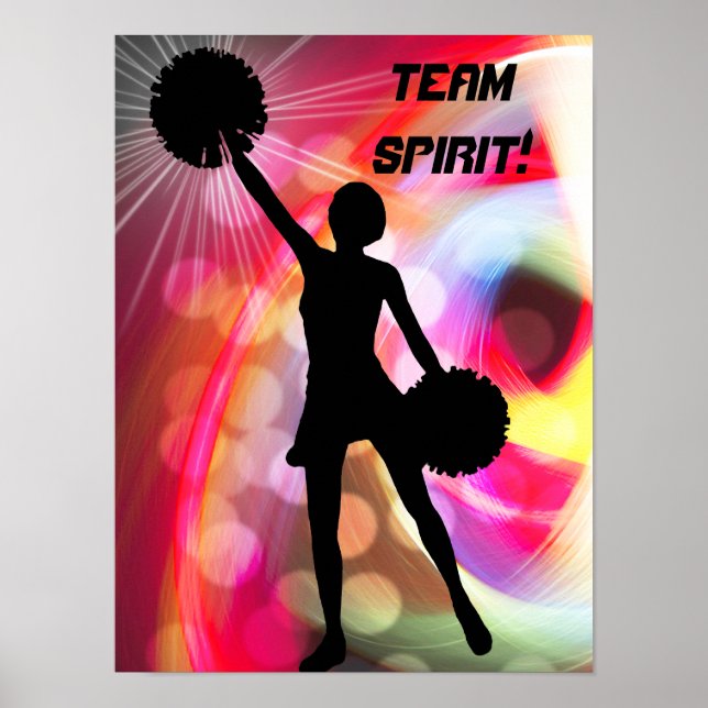 Lichtbogen mit Cheerleader Poster (Vorne)