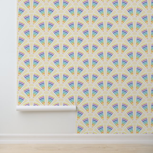 Lichtbögen Tapete (Anwendung)