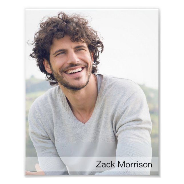 Lichtbogengrenzlinie 8x10 Schauspieler-Headshot-Pr Fotodruck (Vorne)