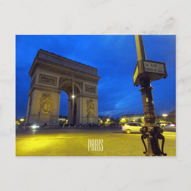 Lichtbogennachttriomphe Postkarte (Vorderseite)