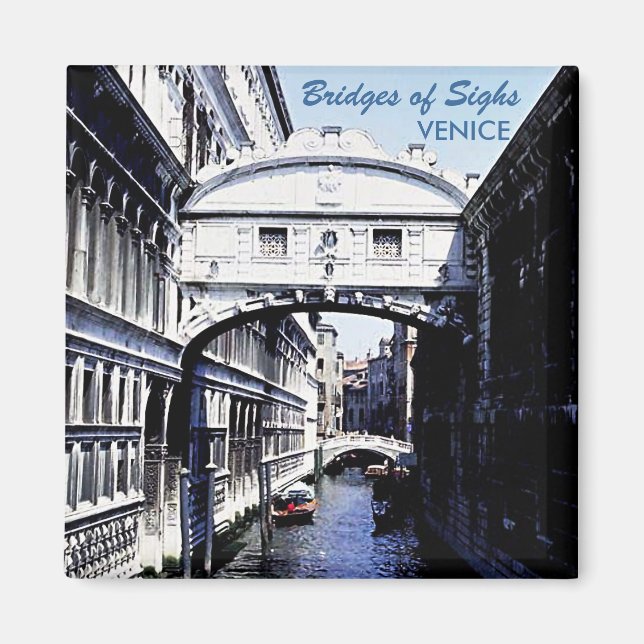 Lichtbrücken - Venedig Magnet (Vorne)