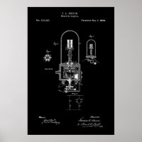 LICHTBULB - EDISON - PATENT 1880