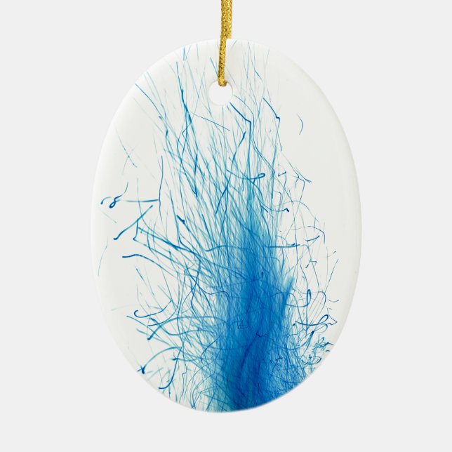 Lichte mein Feuer Keramik Ornament (Vorne)