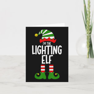 Lichtelf Lichtdesigner Xmas Matching Chris Karte