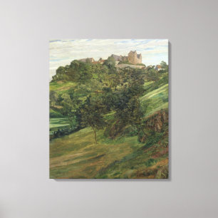 Lichtenberg-Schloss in Odenwald, 1900 Leinwanddruck