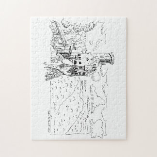 Lichtenstein Schloss Puzzle