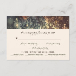 Lichter Baum romantische Hochzeit RSVP Karten