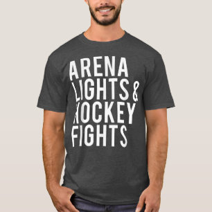 Lichter der Arena und Hockey-Kämpfe T-Shirt
