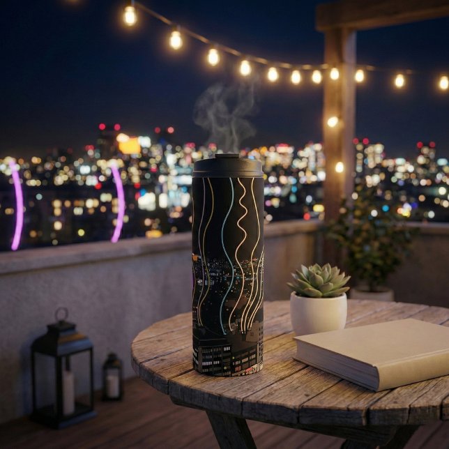 Lichter der Stadt Boston Thermosbecher (Von Creator hochgeladen)
