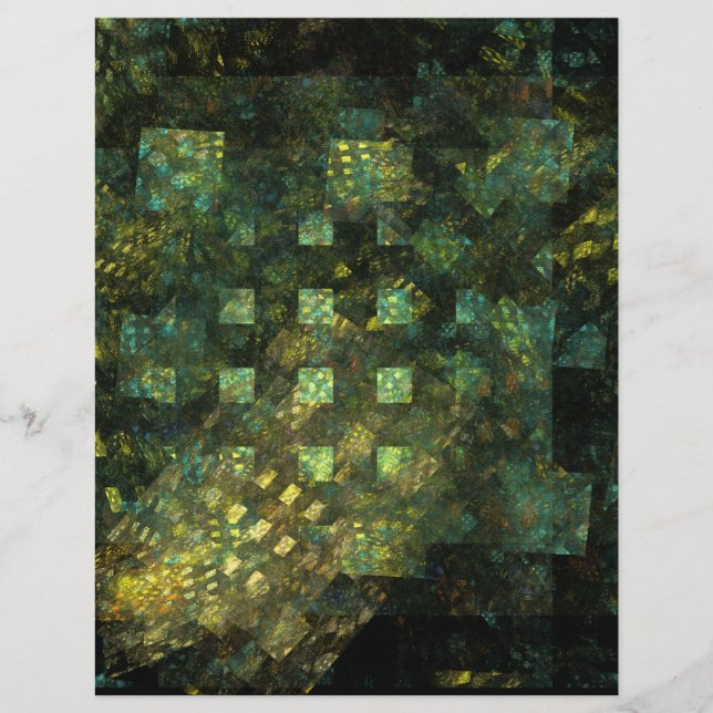 Lichter in der Stadt Abstrakt Art Letterhead (Vorderseite)