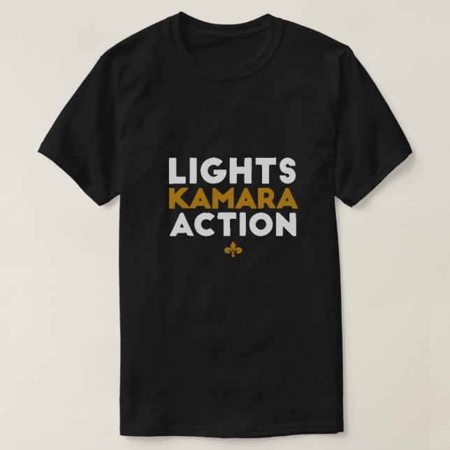 Lichter Kamara Aktions-lustiger Fußball New T-Shirt (Design vorne)