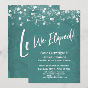 Lichter Texturiert Wir Sind Durchgebrannt Türkis E Einladung