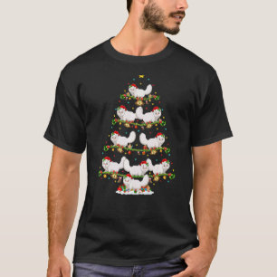 Lichter Weihnachten Santa Perserkatze Weihnachtsba T-Shirt