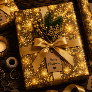Lichter Weihnachtswalzer Geschenkpapier Set