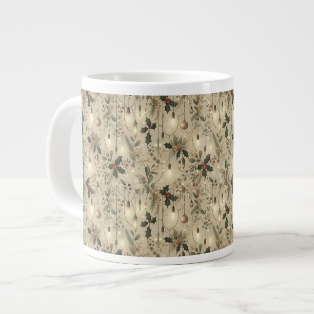 Lichterfee, Wald hell Jumbo-Tasse (Vorderseite Links)
