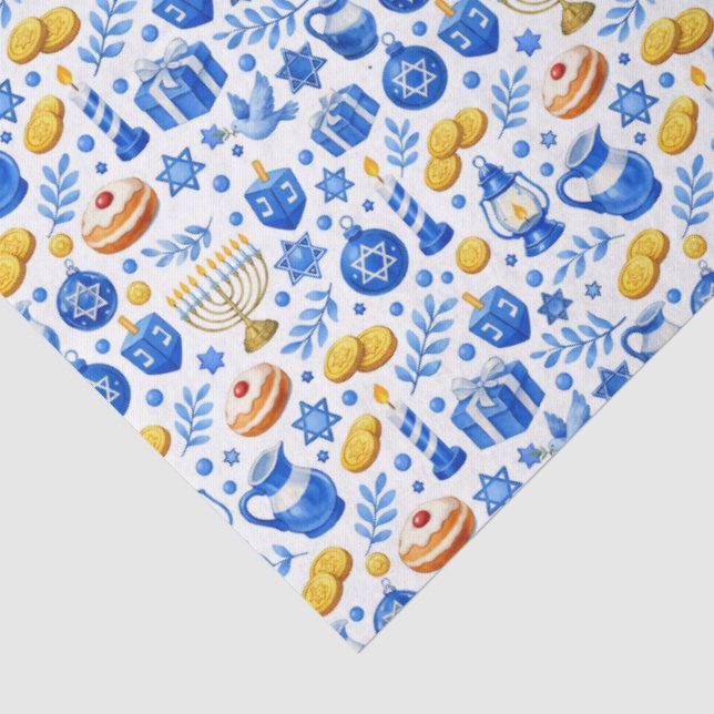 🕎🕎🕎Lichterfest Seidenpapier (Detail)