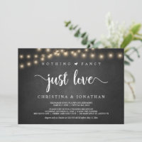 Lichterkette, heimliche Hochzeit, Nichts Besondere
