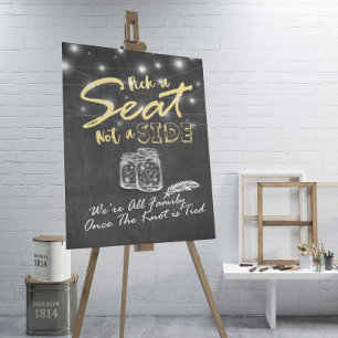 Lichterkette Wähle einen Sitz, nicht eine Seite Ho Poster
