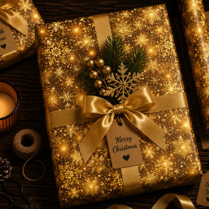 Lichterreicher Weihnachtswalzer Geschenkpapier Set