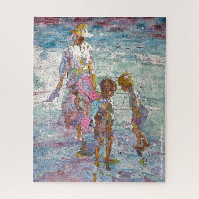 Lichtersammlung © – Kunstpuzzle Puzzle (Vertikal)