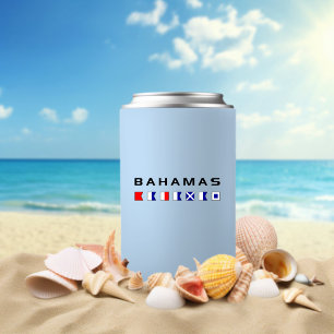 Lichtfarbe der Bahamas-Flags für das maritime Sign Dosenkühler