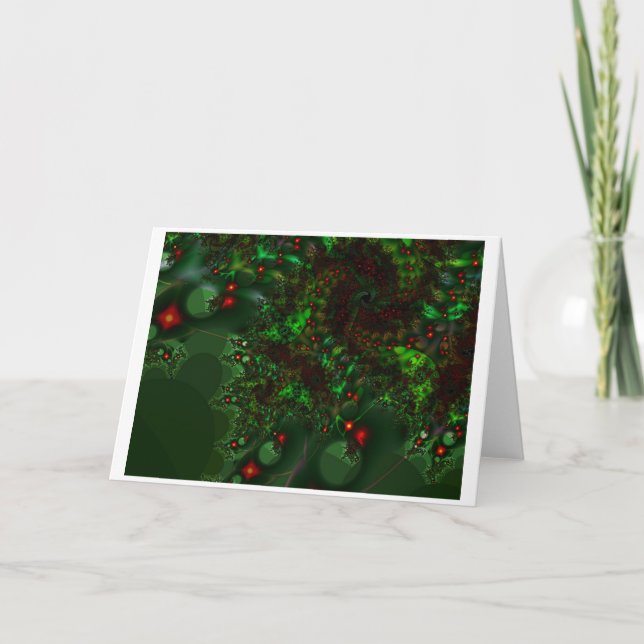 Lichtgärten Feiertagskarte (Vorderseite)